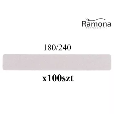 Ramona PAKIET Pilników 100szt Zebra XL 180/240