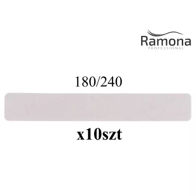 Ramona PAKIET Pilników 10szt Zebra XL 180/240