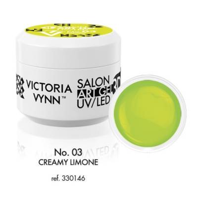 Victoria Vynn Salon Art Gel 3D 03- Creamy Limone 5ml