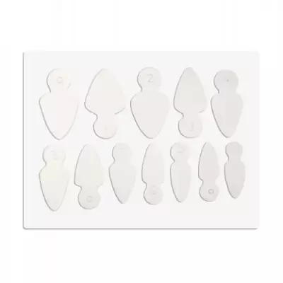 12 szt Boska Nails Silicone dual forms Almond Short