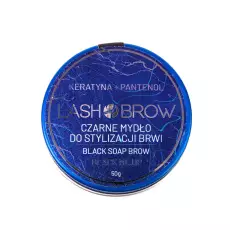 Lash & Brow Czarne mydło koloryzujące do stylizacji brwi z keratyną i panthenolem 50g