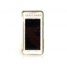 Lena Lashes Rzęsy D 0.10 9mm czarne do metody objętościowej