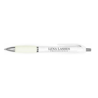 Lena Lashes Długopis z logo Biały