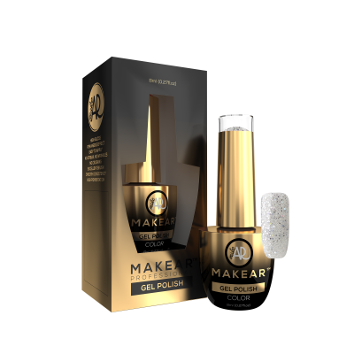 Lakier hybrydowy w luksusowej buteleczce z kolekcji Special Edition nr S17 marki Makear