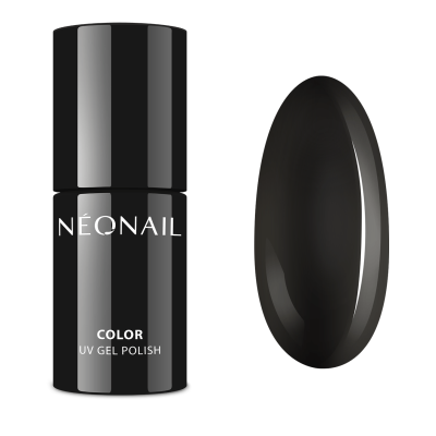 Neonail Lakier hybrydowy w kolorze Pure Black o pojemności 7,2ml