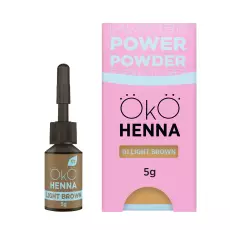 OkO Powder Henna do brwi 01 Light Brown 5g