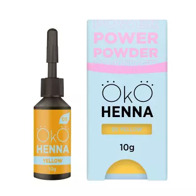 OkO Powder Henna do brwi 05 Yellow 10g