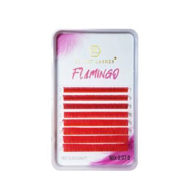 Secret Lashes Rzęsy Kolorowe Flamingo D 0,07 MIX