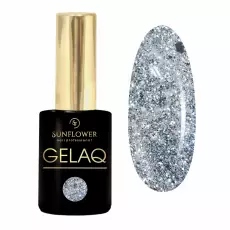 Sun Flower Luxury Flakes Lakier hybrydowy Gelaq 468 Silver Diamond 9g