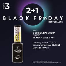 2 + 1 Gratis Black Friday Victoria Vynn Promocyjny zestaw Mega Base 8ml