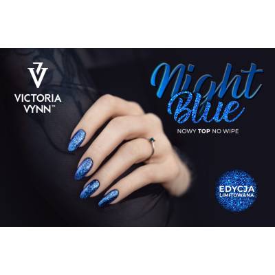 Victoria Vynn Gel Polish Top Blue Night No Wipe 8ml Top do lakierów hybrydowych