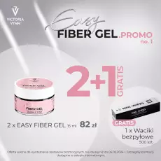 Victoria Vynn Zestaw promocyjny Easy Fiber Gel 15ml 2 + 1 Gratis!