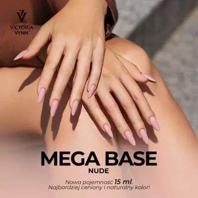 Victoria Vynn Mega Base Nude Hard & Long Nails 15ml Baza do lakierów hybrydowych cielista