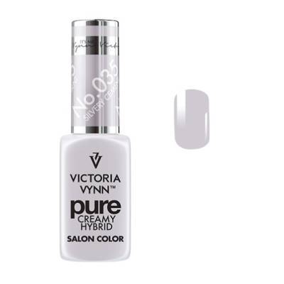 Victoria Vynn Lakier hybrydowy Pure Creamy 035 Silvery Cement 8ml