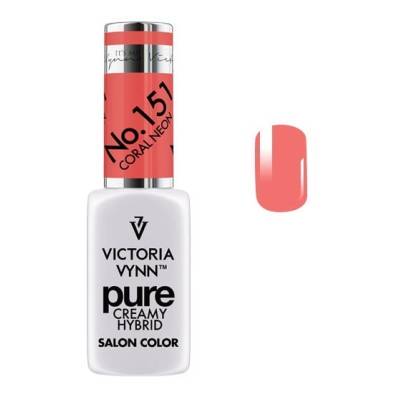 Victoria Vynn Lakier hybrydowy Pure Creamy 151 Coral Neon 8ml