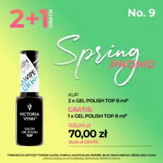 2 + 1 Gratis Victoria Vynn Promocyjny zestaw Gel Polish Top 8ml Spring Promo