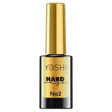 Yoshi Hard Base No. 2 10ml Baza do lakierów hybrydowych różowa ze złotą drobiną