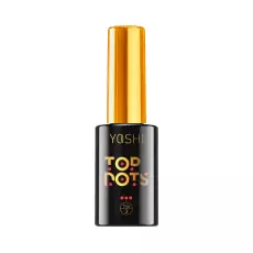 Yoshi Top Dots nr. 3 10ml Matowy Top do lakierów hybrydowych z czarno- białą drobiną