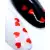 Yoshi Top Pure Love Red 10ml Top do lakierów hybrydowych z czerwonymi serduszkami