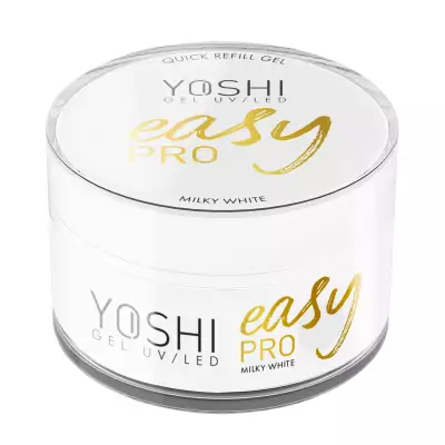 Yoshi Żel budujący Easy Pro Gel UV/Led Milky White 15ml Mleczna biel