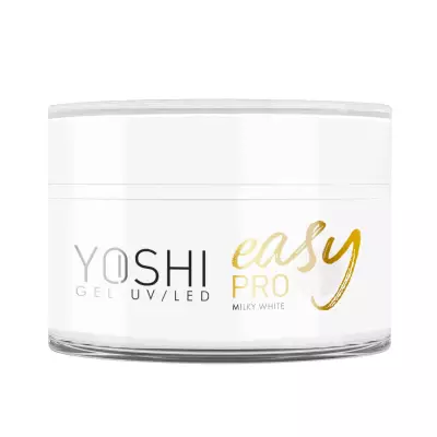 Yoshi Żel budujący Easy Pro Gel UV/Led Milky White 15ml Mleczna biel