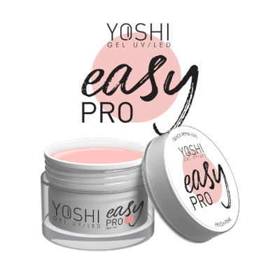 Yoshi Żel budujący Easy Pro Gel UV/Led Fresh Pink 50ml Jasno- różowy