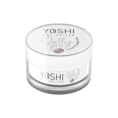 Yoshi Żel budujący Jelly Pro Gel UV/Led Cover Powder Pink 15ml Różowy cover