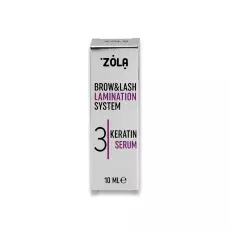 Zola Lash & Brow Lamination 03 Keratin Serum 10ml Serum keratynowe