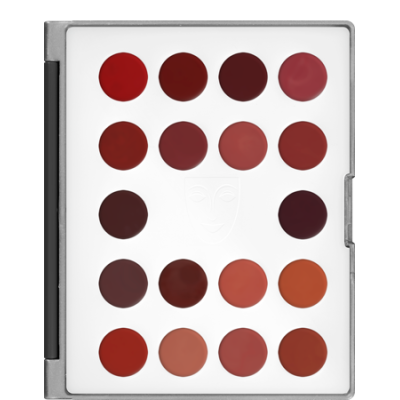 Kryolan Lip Rouge / Mini paleta 18 kolorów szminek do ust LF