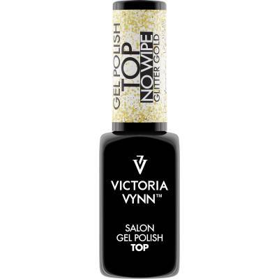 Victoria Vynn Gel Polish Top No Wipe Glitter Gold 8ml