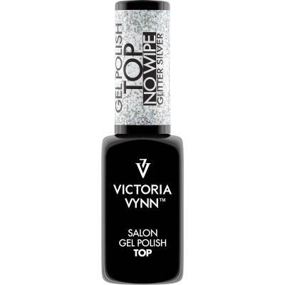 Victoria Vynn Gel Polish Top No Wipe Glitter Silver 8ml