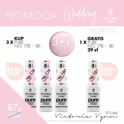 Victoria Vynn Zestaw promocyjny Wedding Collection 3 +1 Gratis!