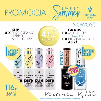 Victoria Vynn Zestaw promocyjny Summer Sweet 4 + 2 Gratis!