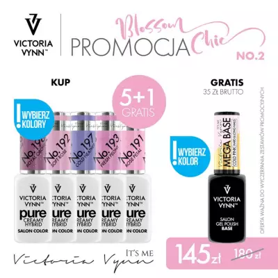 Victoria Vynn Zestaw promocyjny Blossom Chic 5 + 1 GRATIS Lakiery + Mega Base